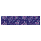 Cute owls pattern boho style ornament Table Runner