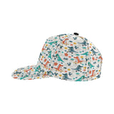 Cute Crocodile Pattern All Over Print Snapback Cap