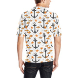 Clown Fish Pattern Print Design 02 Men's All Over Print Polo Shirt