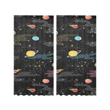 space pattern Gauze Curtain