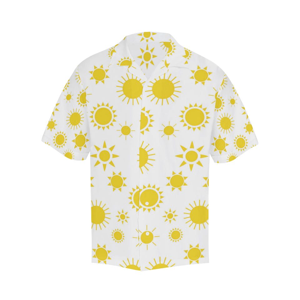 Sun pattern Men's All Over Print Hawaiian Shirt