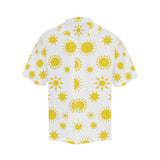 Sun pattern Men's All Over Print Hawaiian Shirt