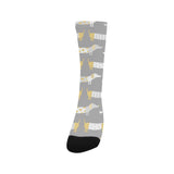 Cute dachshund dog pattern Crew Socks