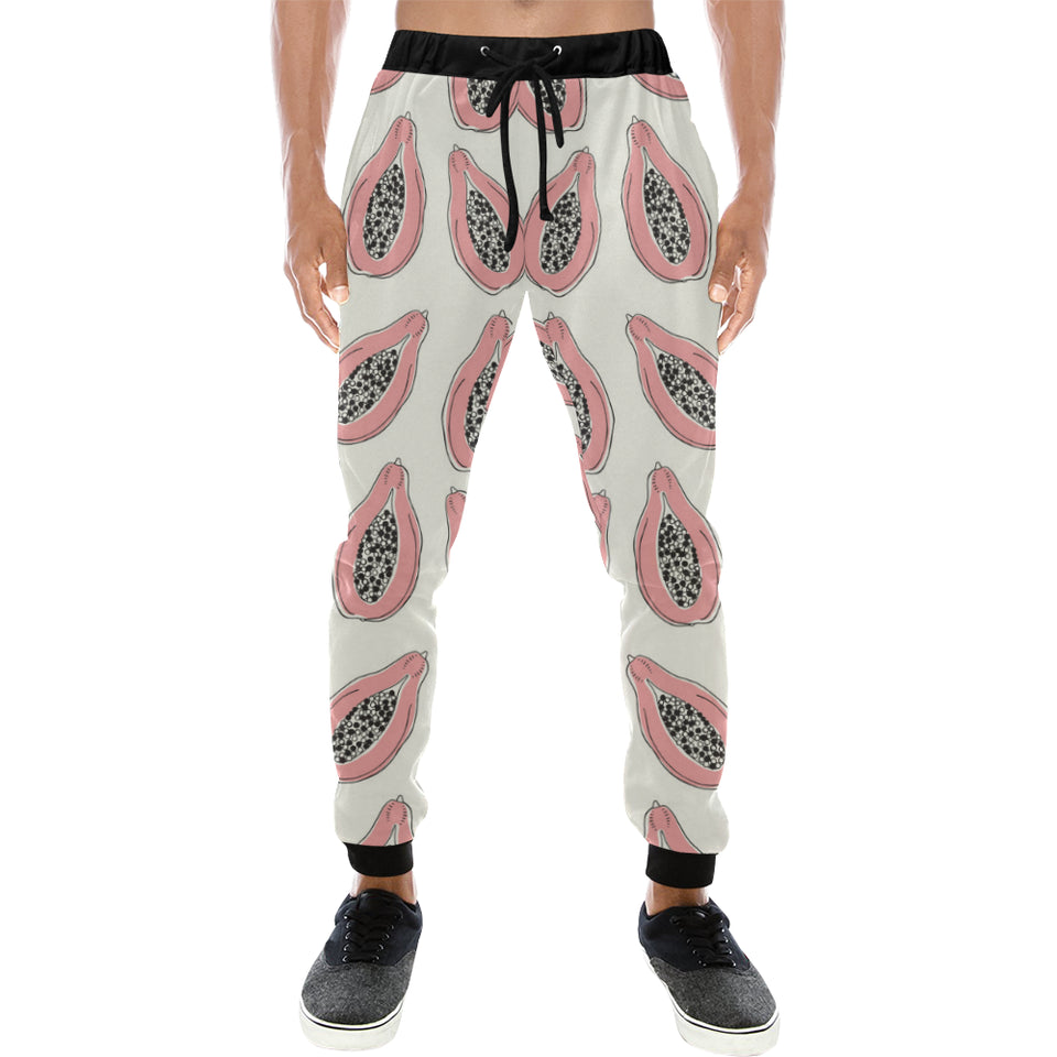 papaya pattern Unisex Casual Sweatpants