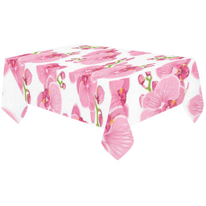 pink purple orchid pattern background Tablecloth