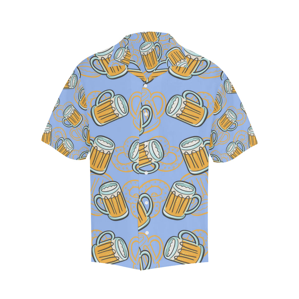 Beer pattern Men's All Over Print Hawaiian Shirt