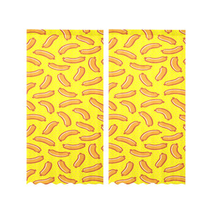 Sausage Pattern Print Design 01 Gauze Curtain