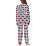 Sausage Pattern Print Design 02 Kids' Boys' Girls' All Over Print Pajama Set