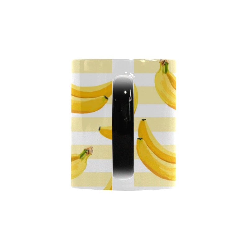 Banana pattern blackground Morphing Mug Heat Changing Mug
