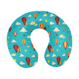 Hot Air Balloon Sky Pattern U-Shaped Travel Neck Pillow