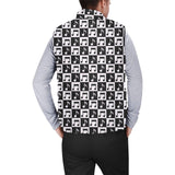 Music Notes Pattern Print Design 01 Men's Padded Vest