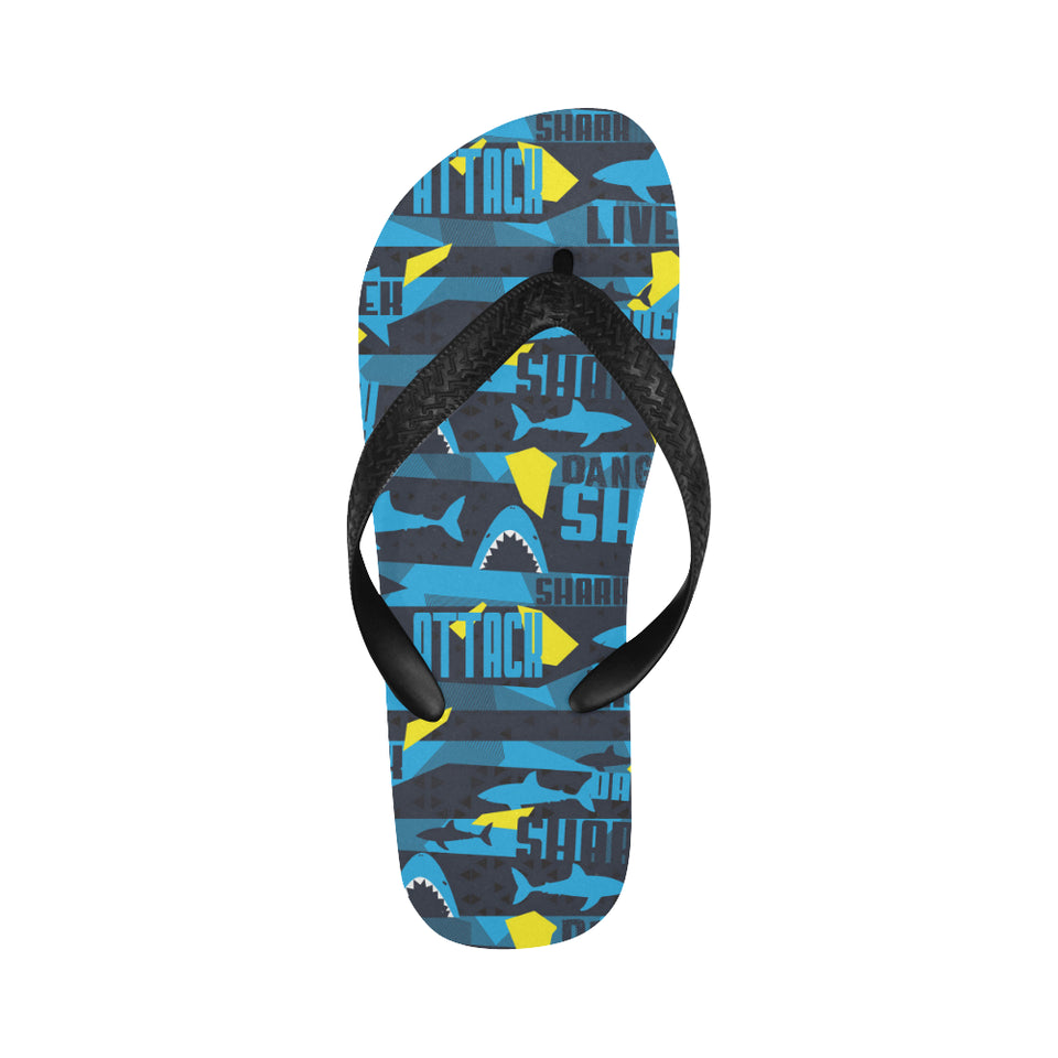 Shark dangerous Unisex Flip Flops