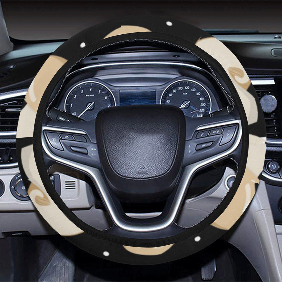 Champignon mushroom pattern Car Steering Wheel Cover