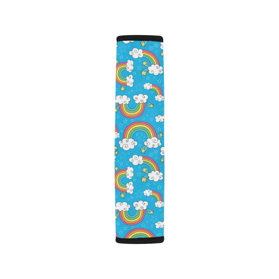 Rainbows Sky Clouds Pattern Car Seat Belt Cover