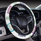 Cute owl pattern Car Steering Wheel Cover