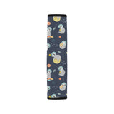Cute sloth astronaut star planet rocket pattern Car Seat Belt Cover