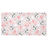 Cute panda ballon heart pattern Tablecloth