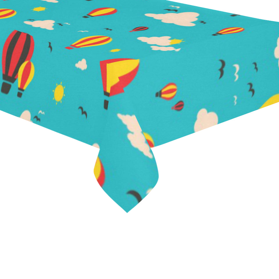 Hot Air Balloon Sky Pattern Tablecloth