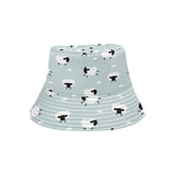 Sheep polka dot cloud pattern Unisex Bucket Hat