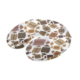 American football ball pattern U-Shaped Travel Neck Pillow