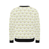 Cute cartoon frog baby pattern Men's Crew Neck Sweatshirt