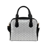 arabic gray pattern Shoulder Handbag