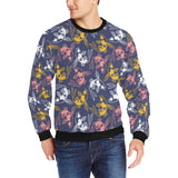 Koi Fish Carp Fish pattern Men's Crew Neck Sweatshirt