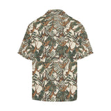 Monkey tropical leaves background Men's All Over Print Hawaiian Shirt