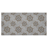 nautical wood steering wheel pattern Tablecloth