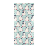 Cute Penguin pattern Beach Towel
