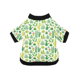 Cactus pattern copy All Over Print Pet Dog Round Neck Fuzzy Shirt