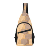 Bread Toast Pattern Print Design 04 All Over Print Chest Bag