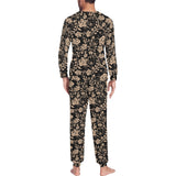 Rose Pattern Print Design 04 Men's All Over Print Pajama