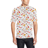 Canada Pattern Print Design 03 Men's All Over Print Polo Shirt