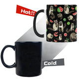Raccoon watermelon pattern Morphing Mug Heat Changing Mug