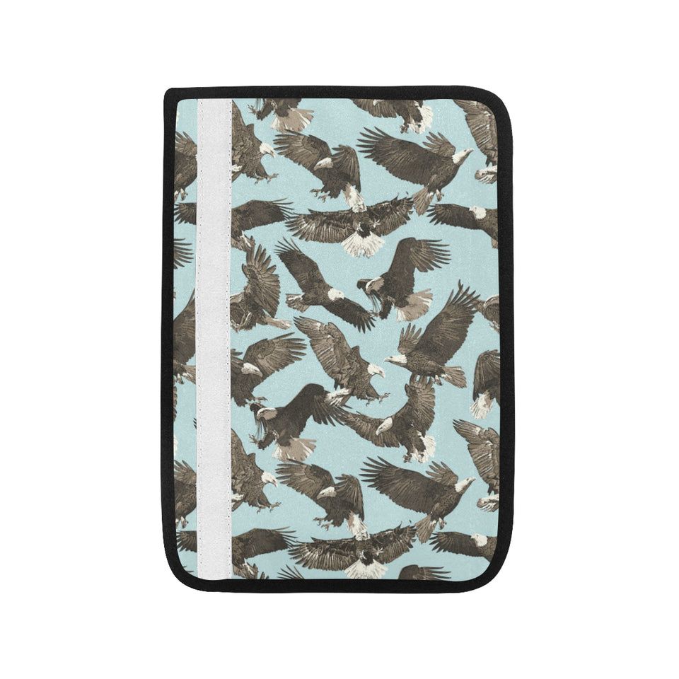 Eagle Pattern Print Design 01 Car Seat Belt Cover