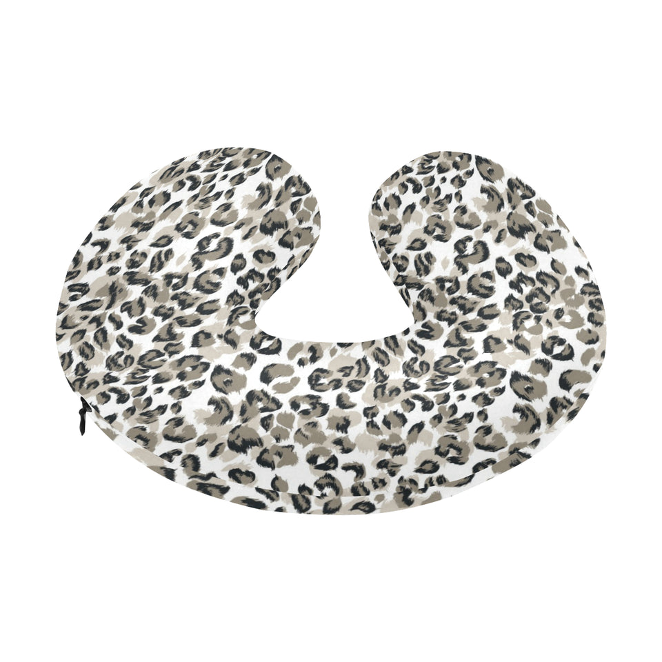 Leopard skin print pattern U-Shaped Travel Neck Pillow