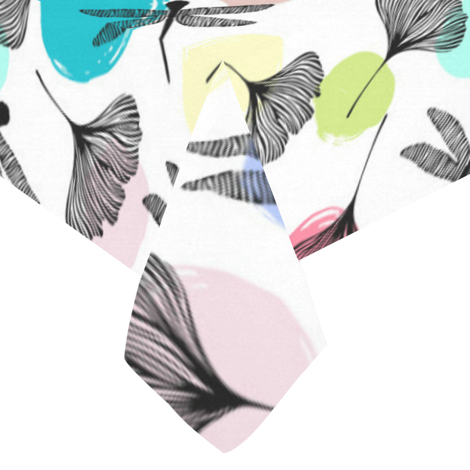 Dragonflies ginkgo leaves pattern Tablecloth