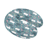 Cute rabbit pattern U-Shaped Travel Neck Pillow