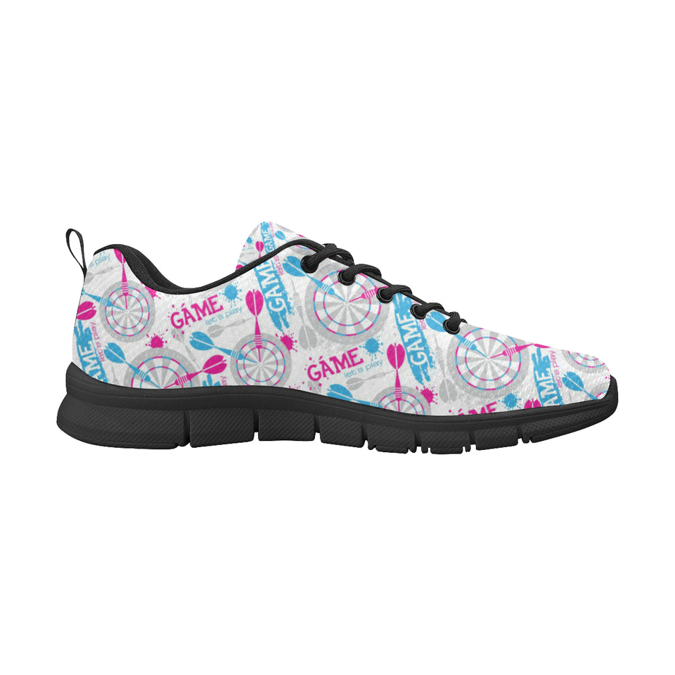 Darts Pattern Print Design 01 Men's Breathable Sneakers ( Model 055)