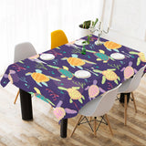 Colorful sea turtle pattern Tablecloth