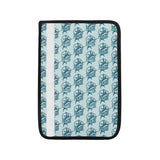 Swordfish Pattern Print Design 05 Car Seat Belt Cover