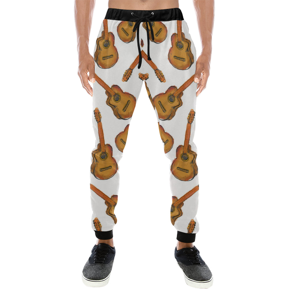 Paint Guitar Pattern Unisex Casual Sweatpants