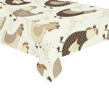 Cute rooster chicken cock Tablecloth