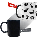 Goat ram pattern Morphing Mug Heat Changing Mug