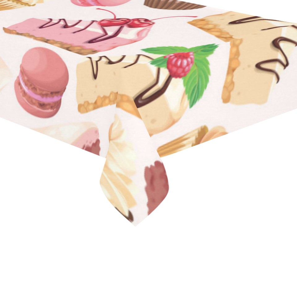 Cake cupcake sweets pattern Tablecloth