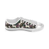 Unicorns forest background Men's Low Top Shoes White