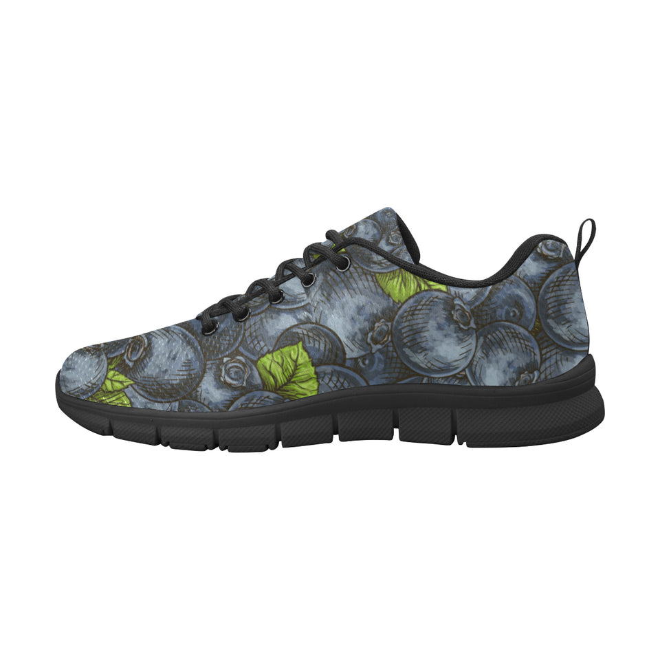 blueberry pattern Men's Sneaker Shoes