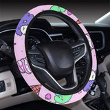 Cute ice cream cone animal pattern Car Steering Wheel Cover