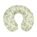 Hand drawn sea turtle fish pattern U-Shaped Travel Neck Pillow